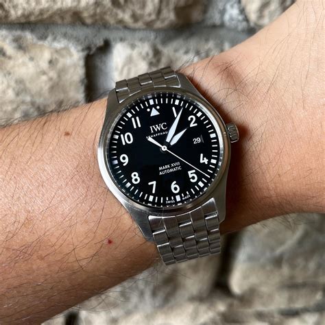 iwc pilot mark xvii bracelet|iwc mark xviii edition.